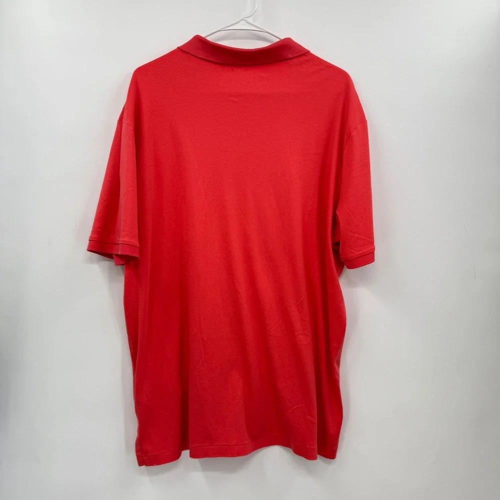Polo Ralph Lauren Classic Fit Coral‎ Red Polo Shirt Mens XL Short Sleeve